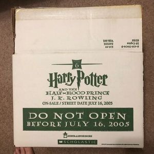 Harry Potter half blood prince box